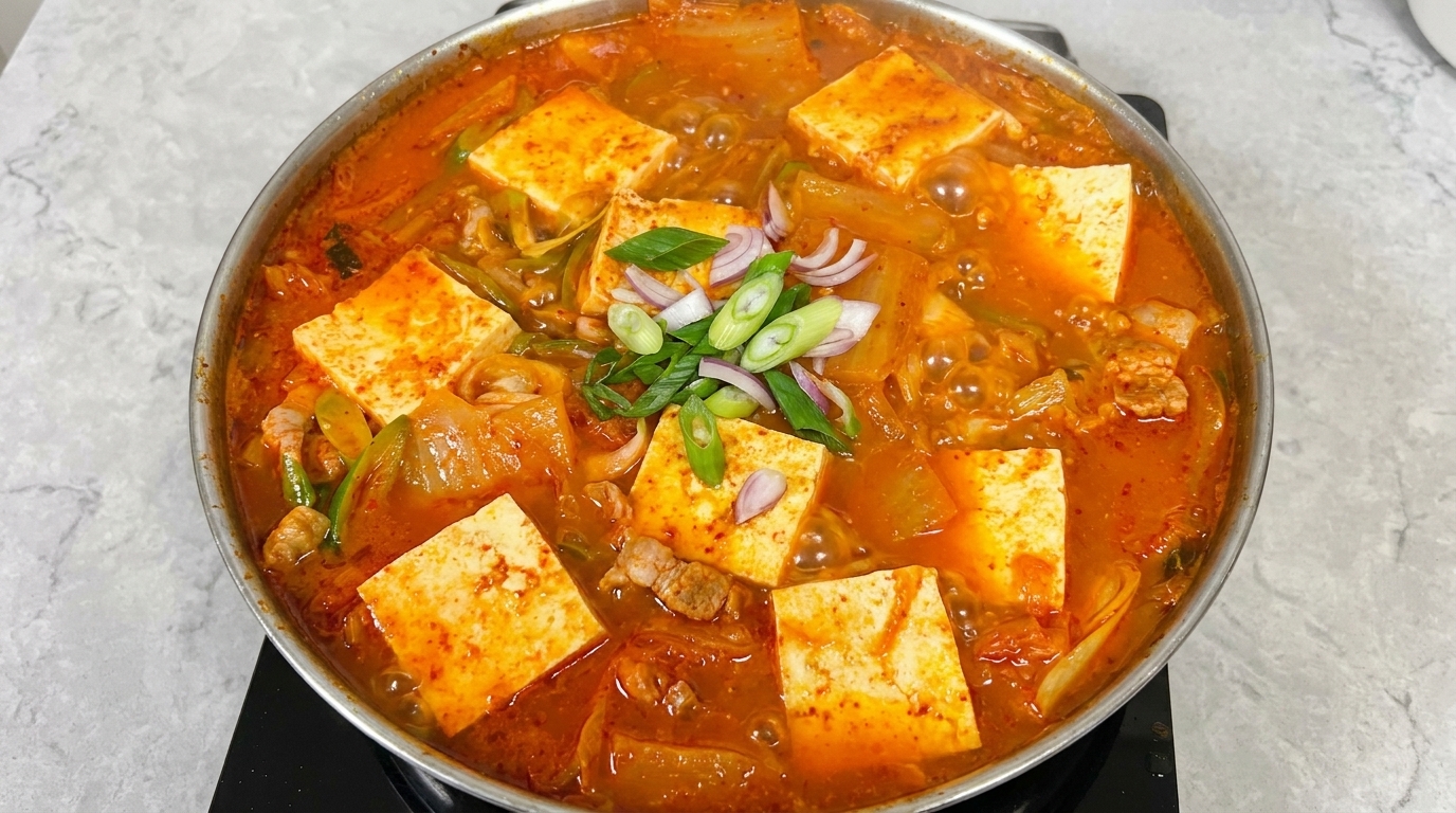Koreańskie Kimchi Jjigae jak z restauracji (Gulasz z Kimchi)