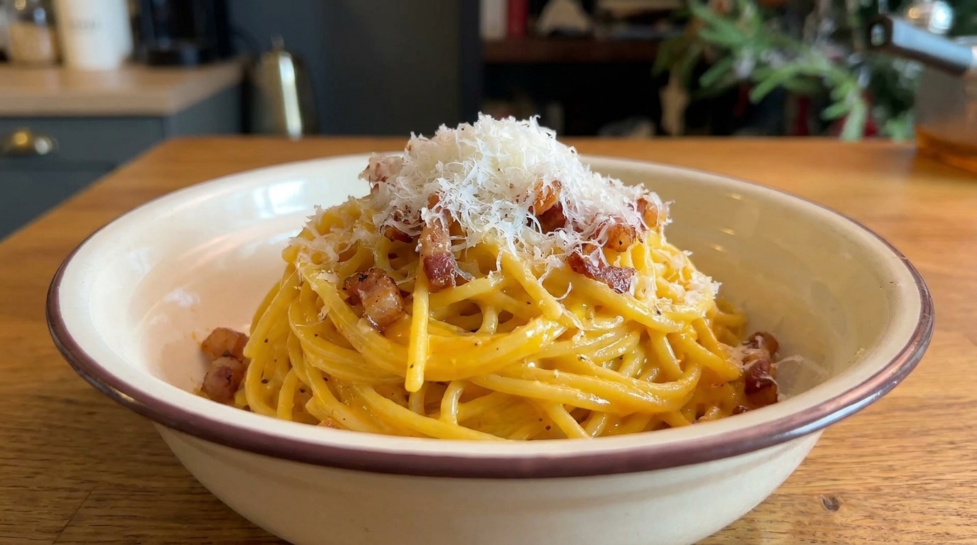 Oryginalna rzymska Spaghetti alla Carbonara