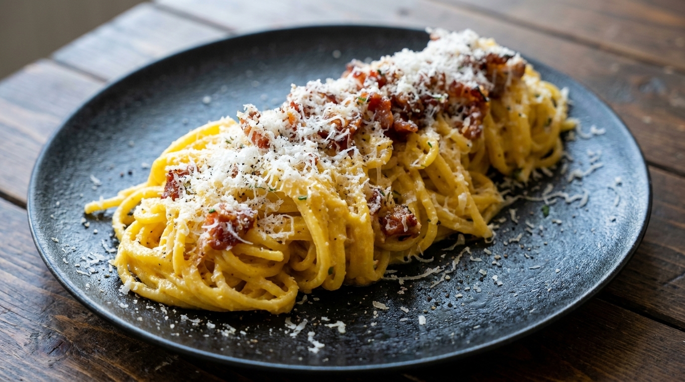 Autentyczne Spaghetti alla Carbonara