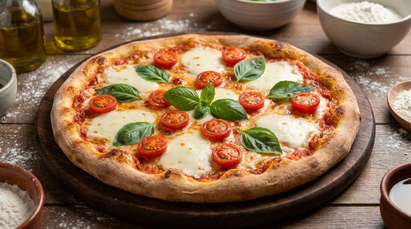 Klasyczna pizza z mozzarellą di bufala