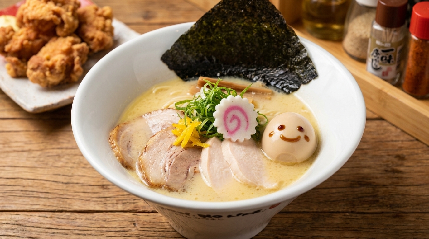 Ramen Chicken Paitan z Yuzu