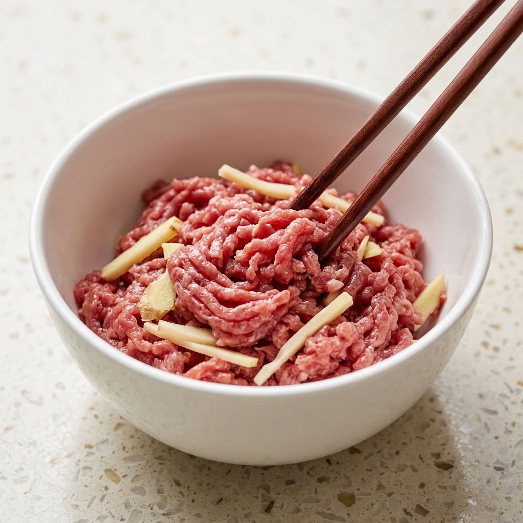 Kostki miękkiego tofu blanszowane w garnku z gotującą się wodą.