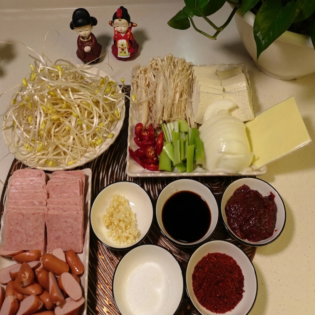 Mała biała miseczka zawierająca mieszankę posiekanego czosnku, pasty chili i papryki w proszku.