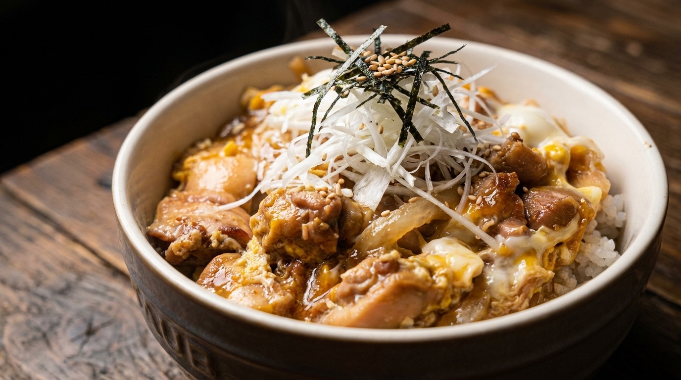 Oyakodon – Tradycyjny japoński kurczak z jajkiem na ryżu