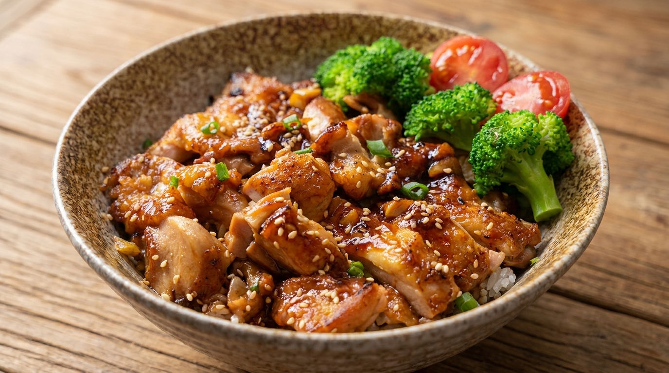 Soczysty kurczak teriyaki z ryżem — prosty przepis jak z restauracji