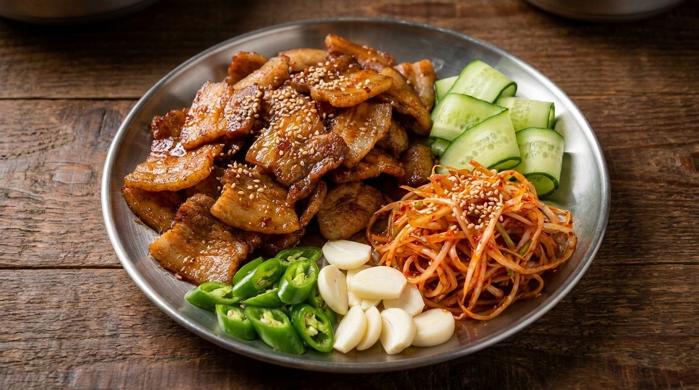 Dwaeji Bulgogi: Koreański boczek marynowany na ostro