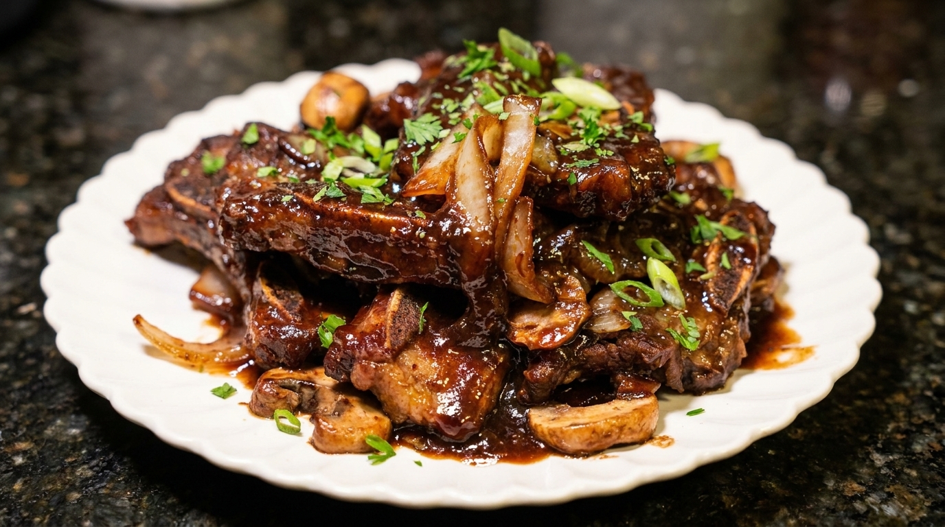Szybkie żeberka wołowe po koreańsku (Galbi) w 20 minut