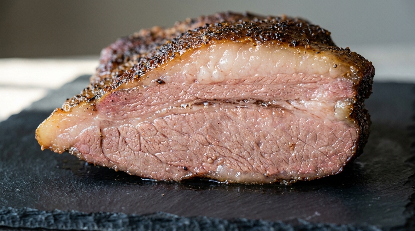 Mostek wołowy Wagyu wędzony w piekarniku