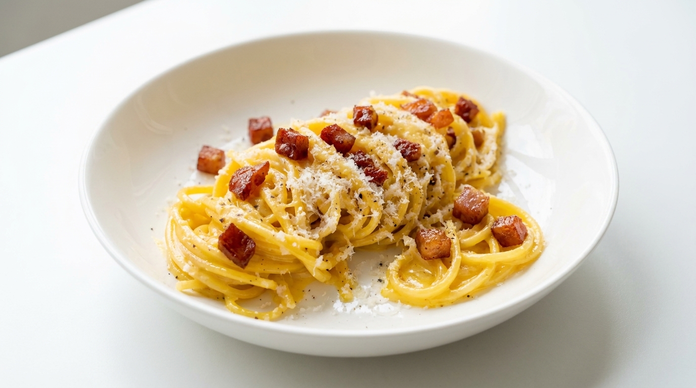 Klasyczne Spaghetti Carbonara w 10 minut