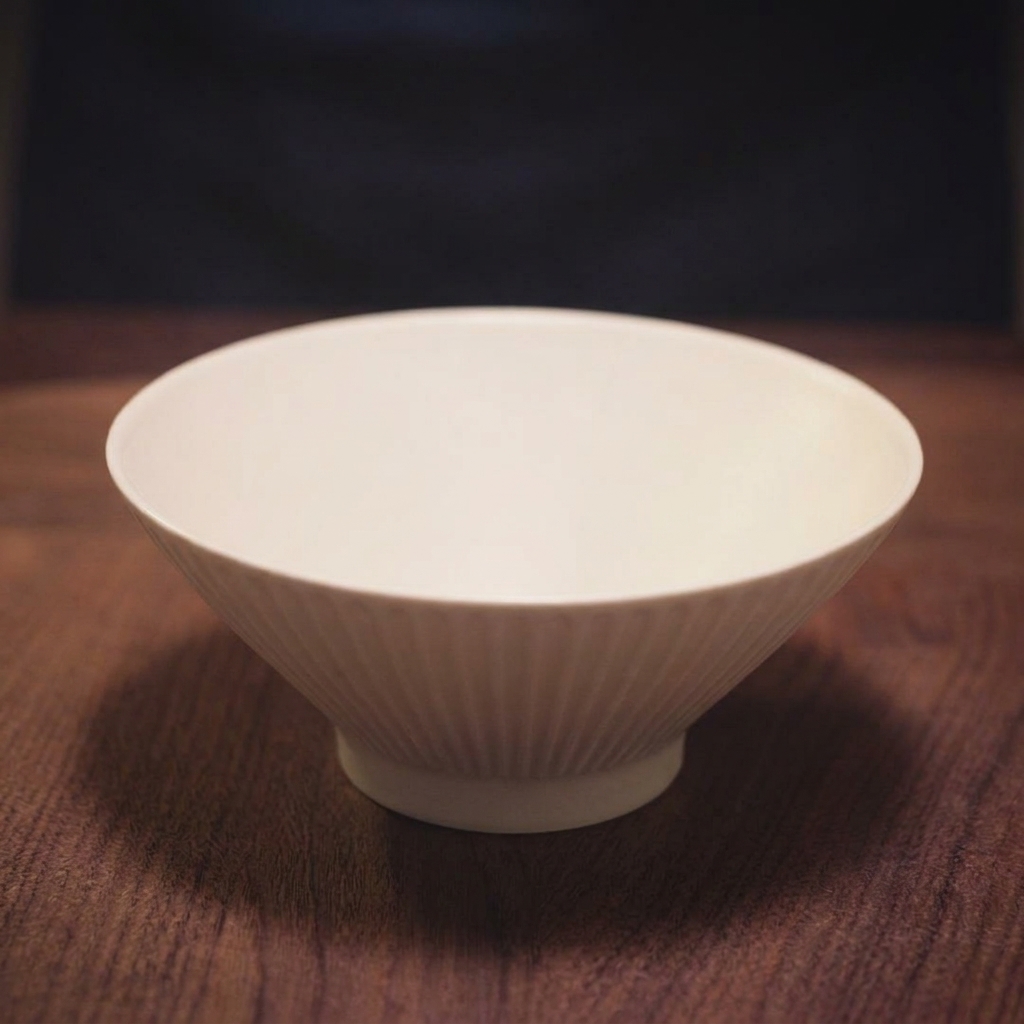 Zbliżenie na łyżkę soli ostrożnie wsypywanej do czystej, białej ceramicznej miski.