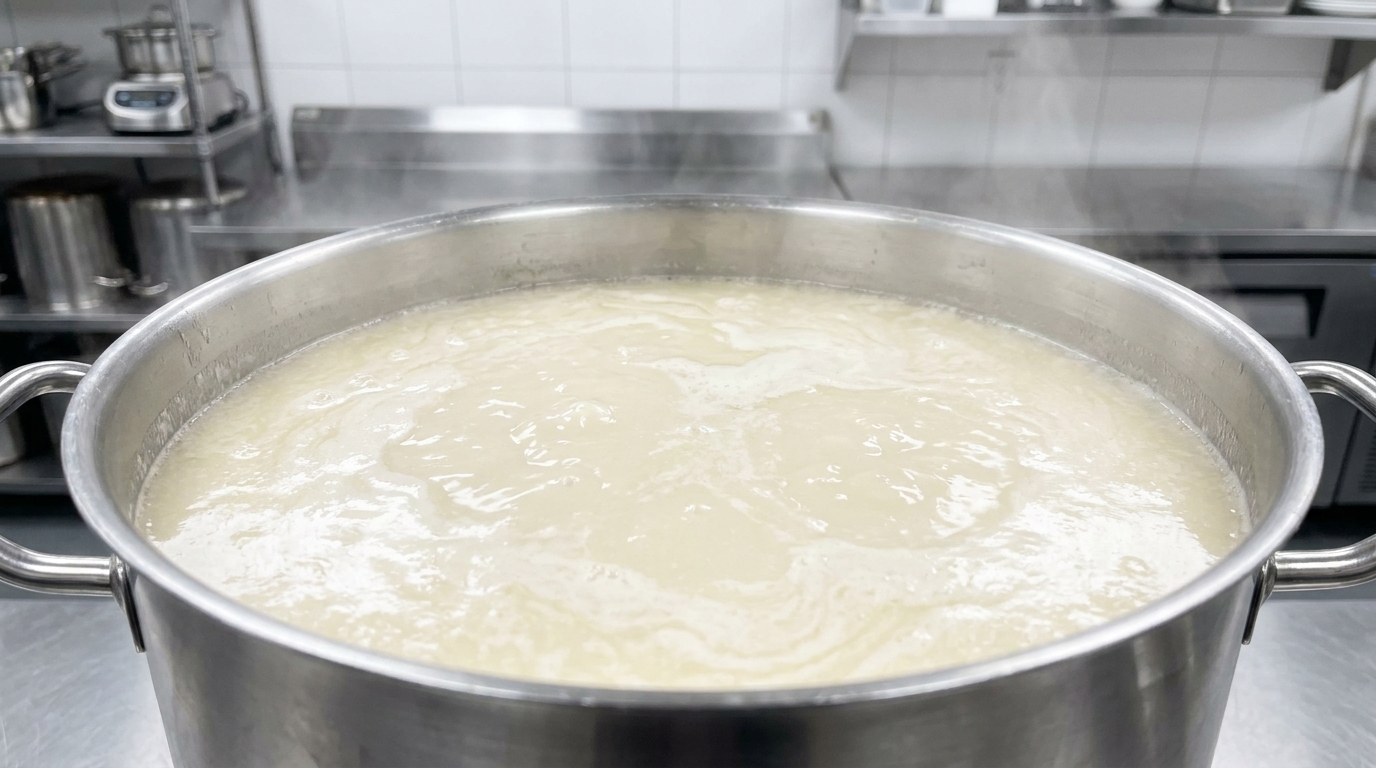 Bogaty japoński wywar do ramenu Chicken Paitan