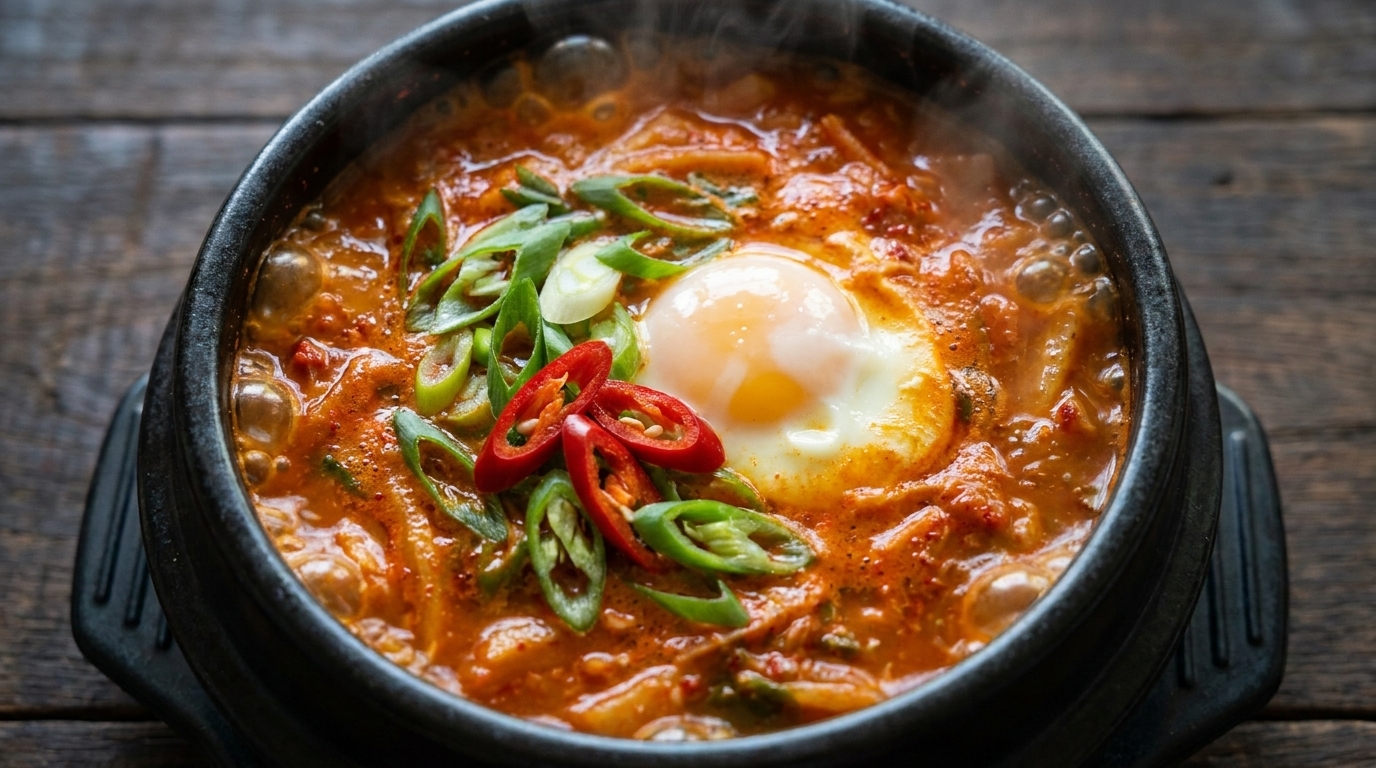 Klasyczne Kimchi Jjigae (Gulasz z Kimchi)