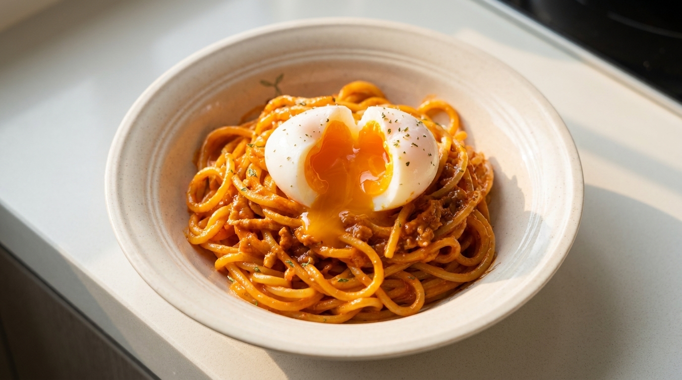 Kremowe pikantne spaghetti w stylu tureckim