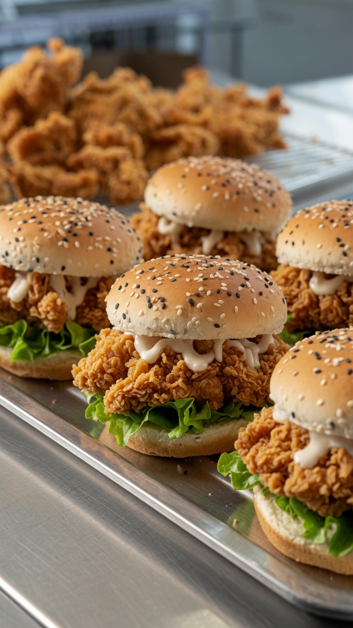 Chrupiący Burger z Kurczakiem