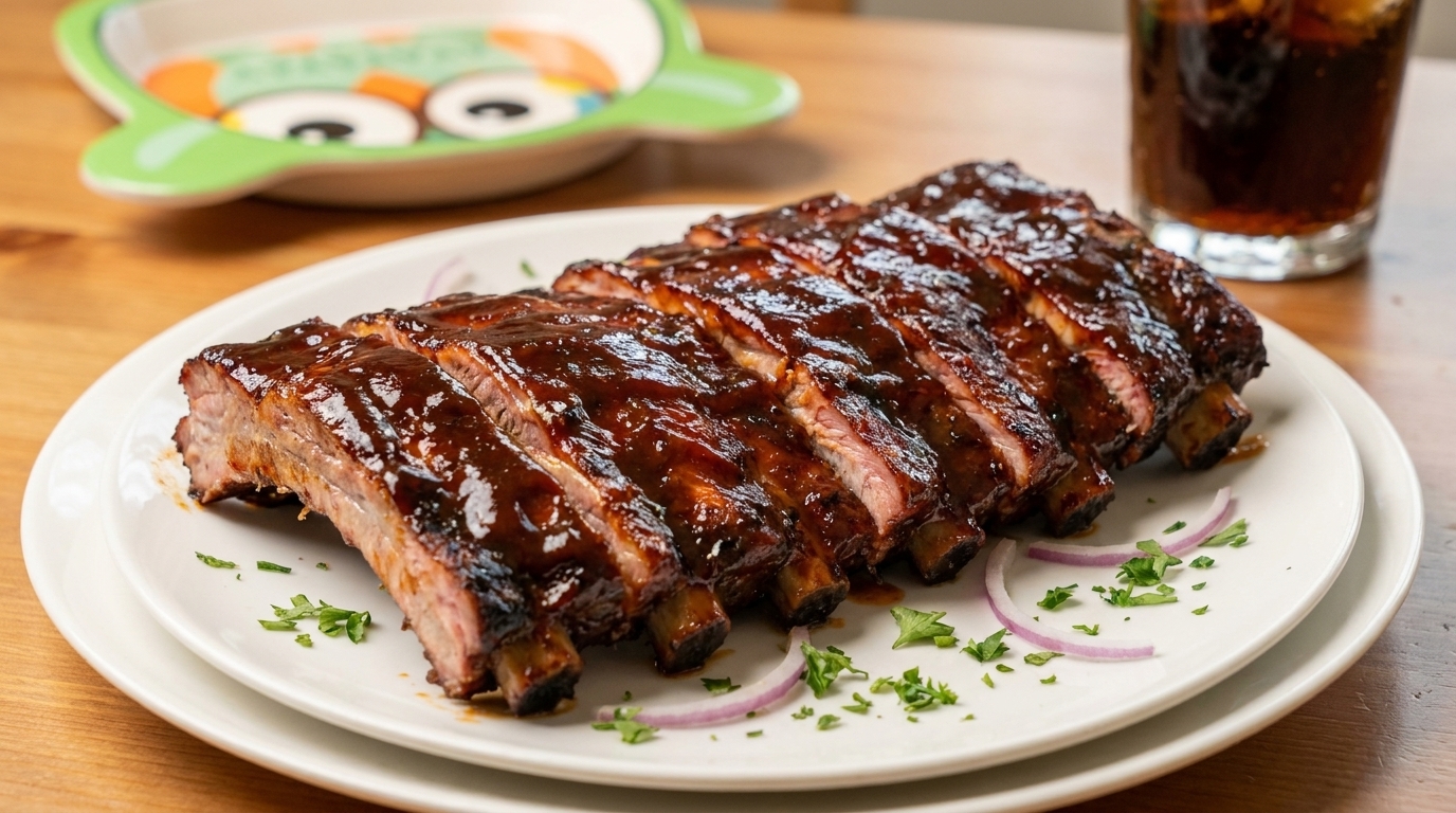 Klasyczne amerykańskie żeberka BBQ metodą 3-2-1