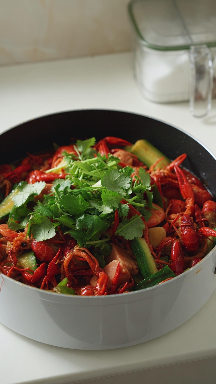 Pikantne raki po syczuańsku (Mala Crayfish)