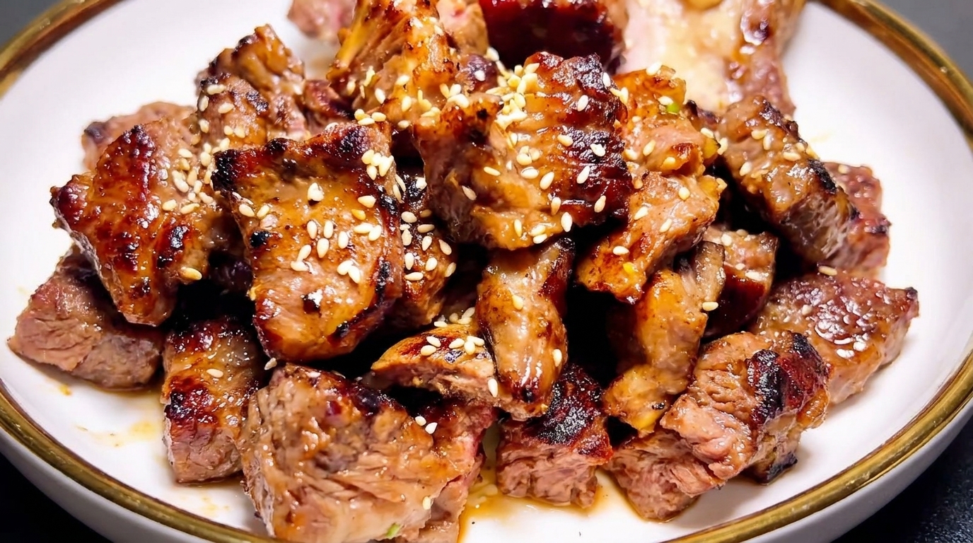 Koreańskie grillowane żeberka wołowe (Galbi-Jjim)