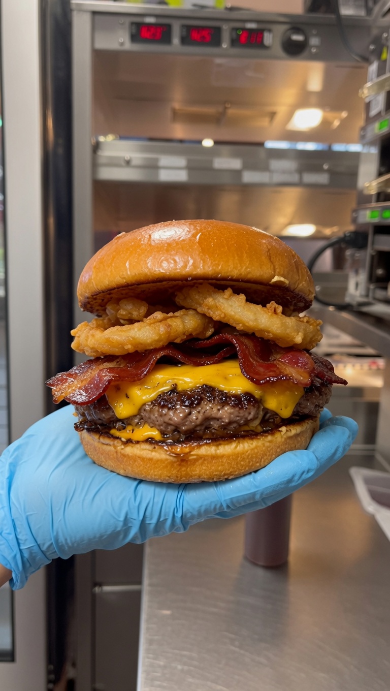 Klasyczny Texas Bacon Burger
