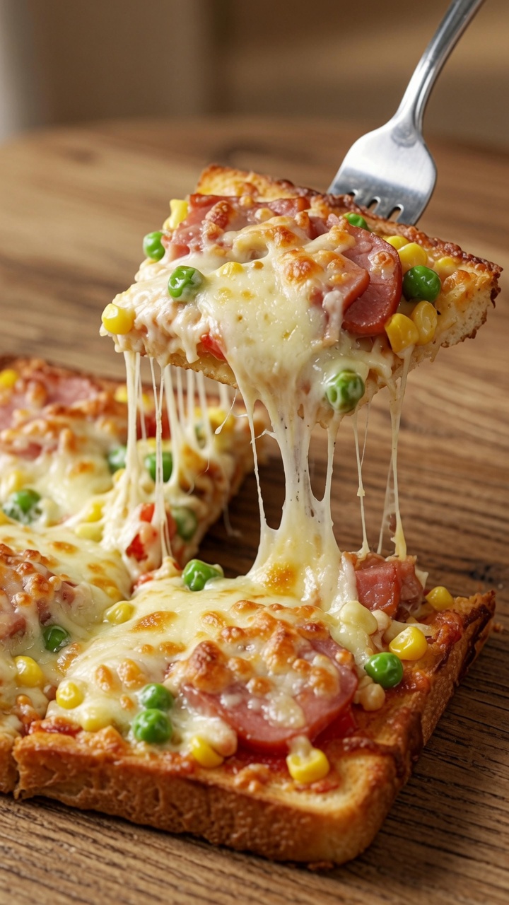 Tosty w stylu pizzy z frytkownicy beztłuszczowej