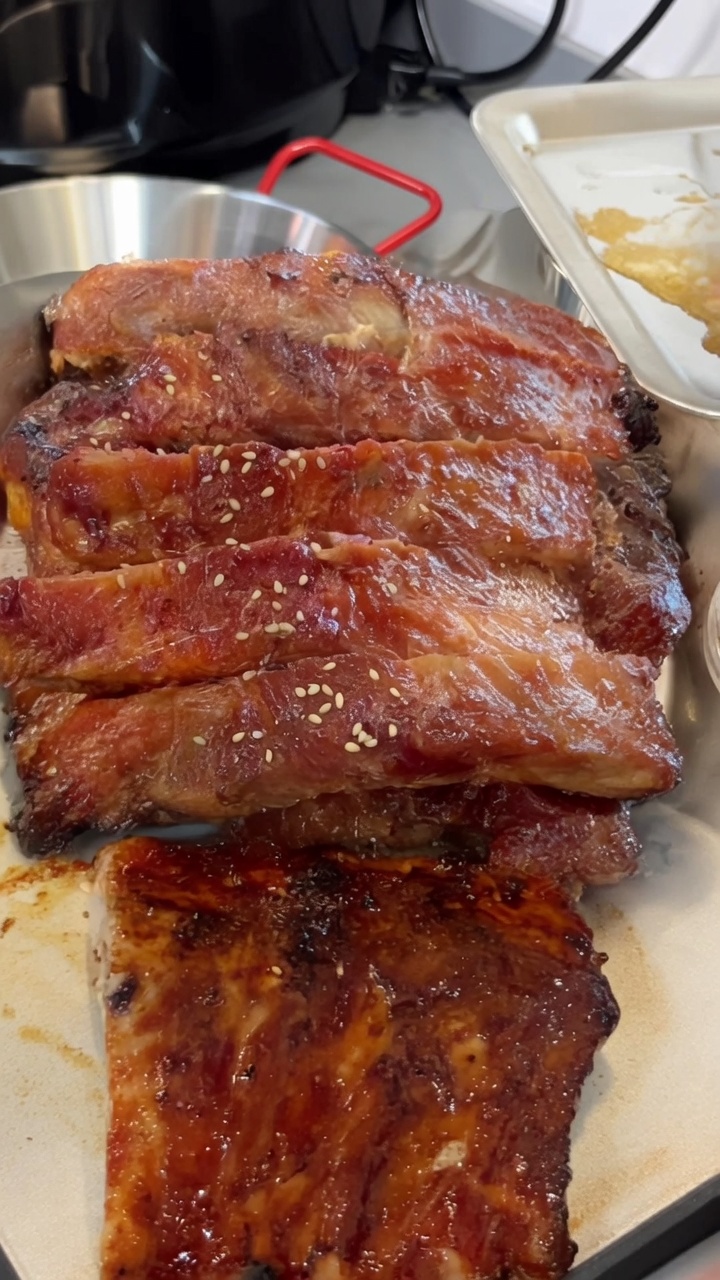 Pieczone żeberka wieprzowe Char Siu (chińskie BBQ)