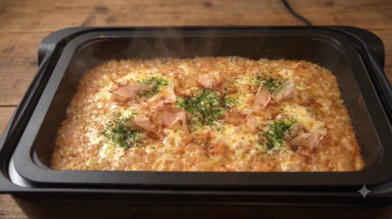 Mentaiko Cheese Monjayaki