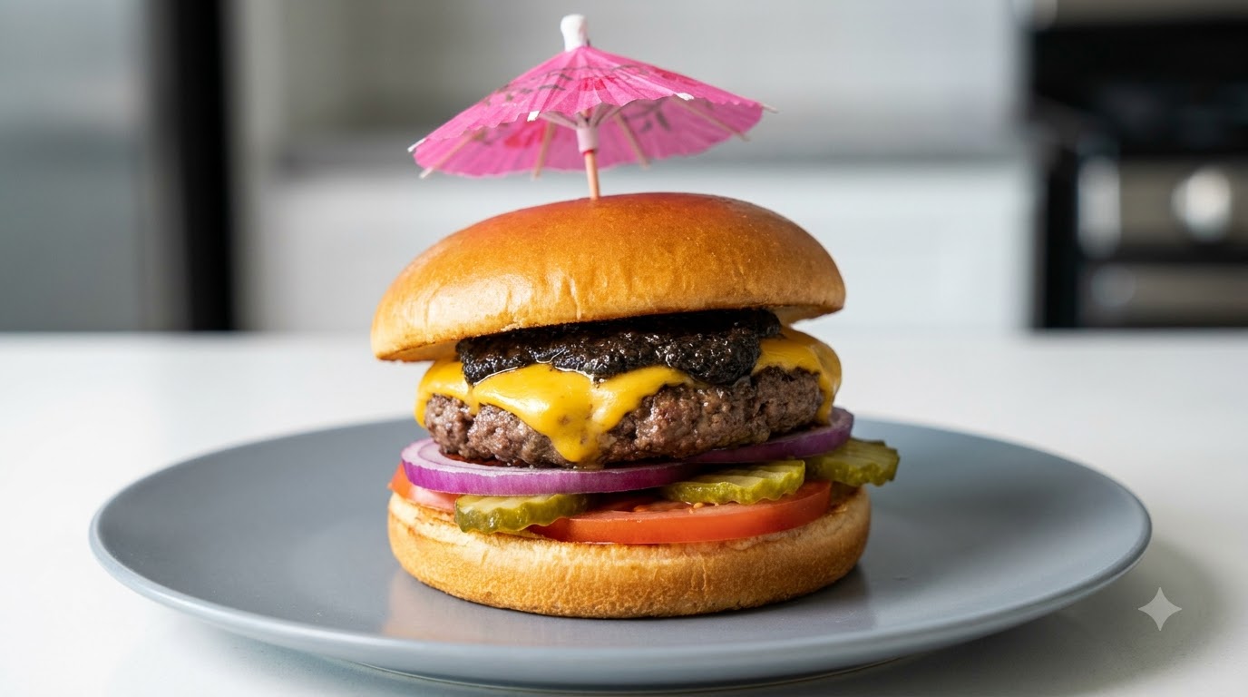 Burger Gourmet z Wołowiną i Czarną Truflą