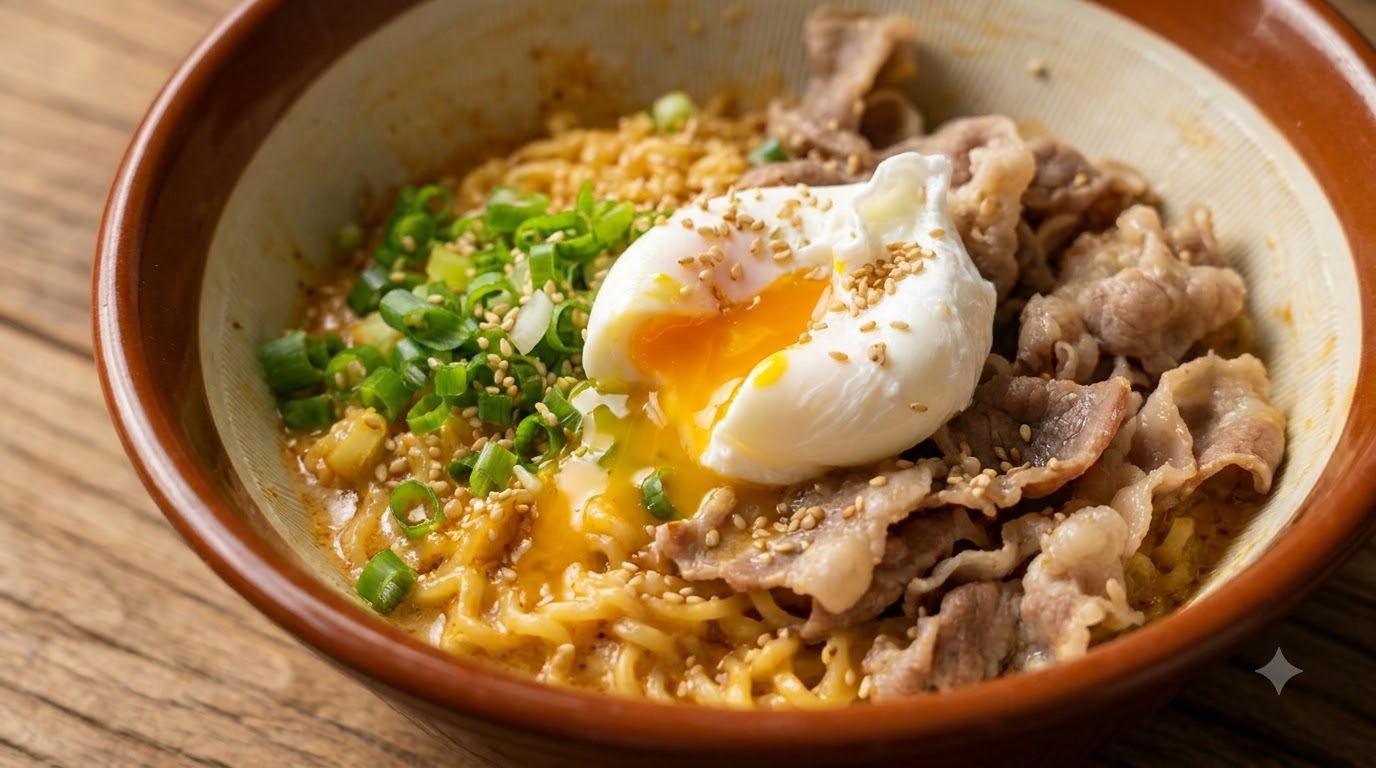 Błyskawiczny Makaron Błyskawiczny z Majonezem Czosnkowym
