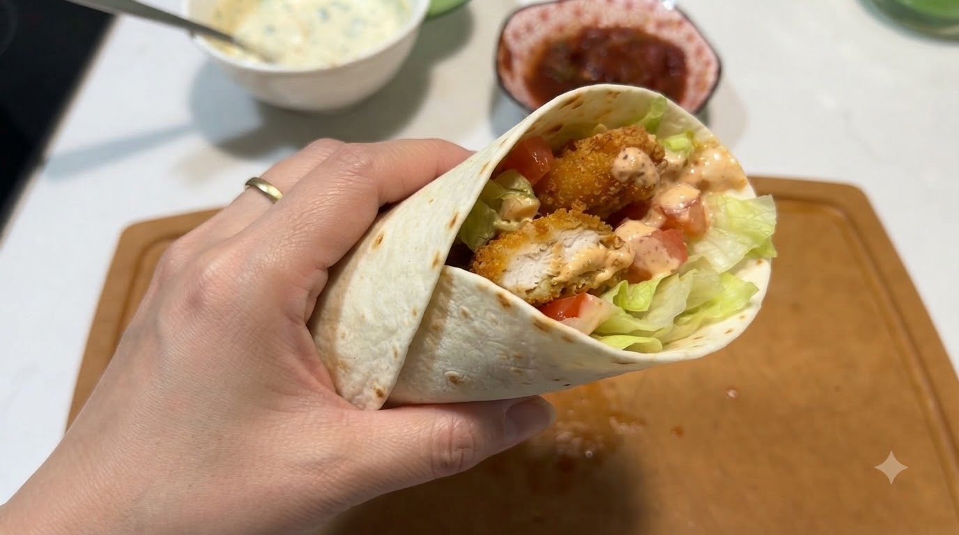Domowy Meksykański Wrap z Kurczakiem a'la KFC