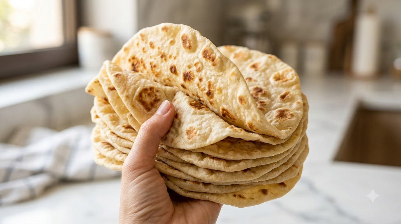 Domowe Meksykańskie Placki Tortilla z Kurczakiem