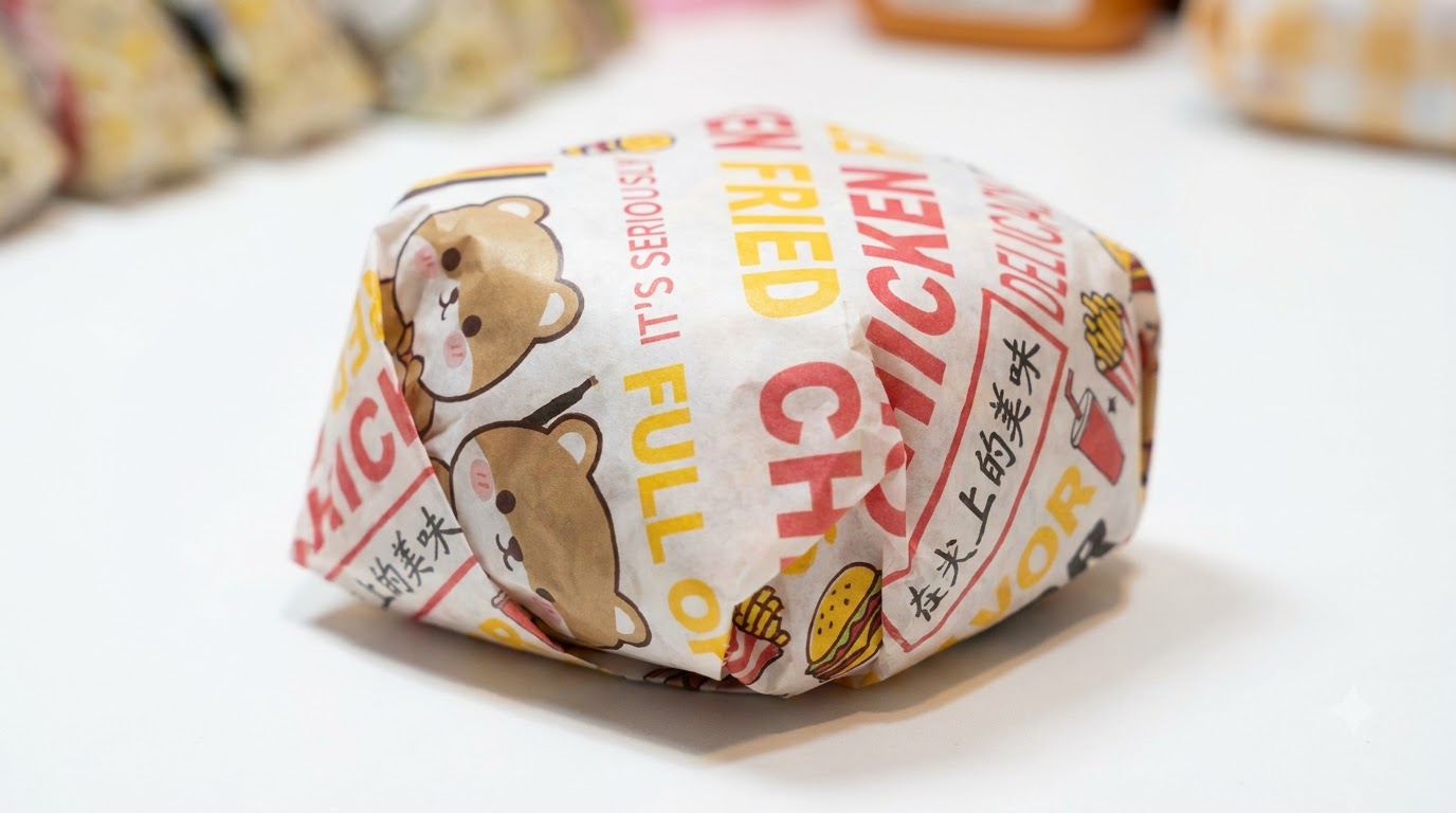 Wirusowy wielki burger uliczny za 5 juanów