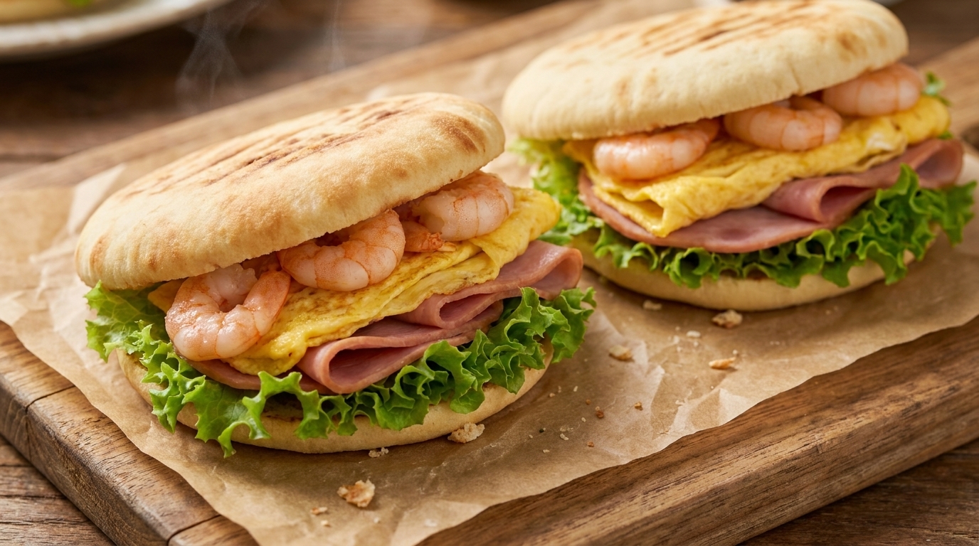 Bułki Panini z Chlebka na Patelni bez Wyrabiania