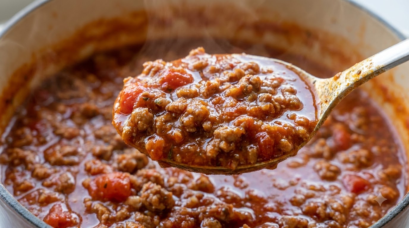 Klasyczny włoski sos boloński (Ragù alla Bolognese)