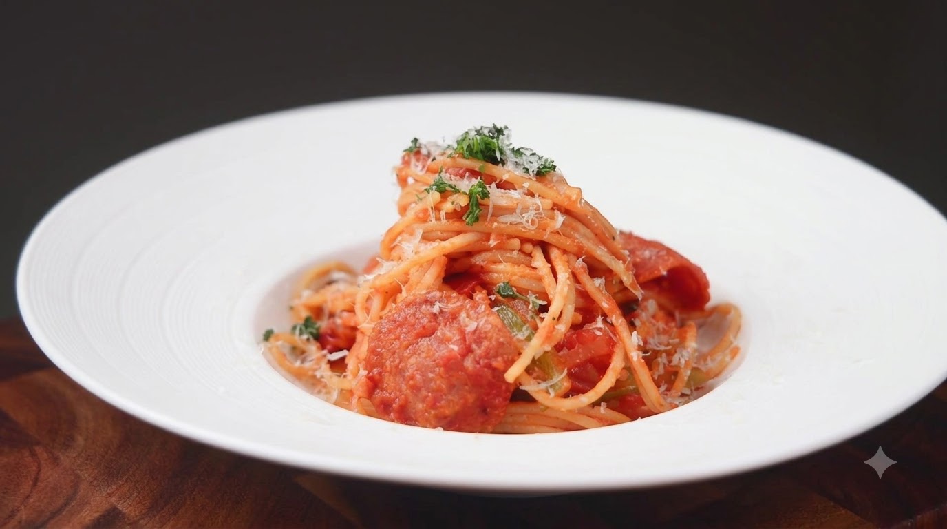 Japońskie spaghetti Naporitan (Neapolitan)