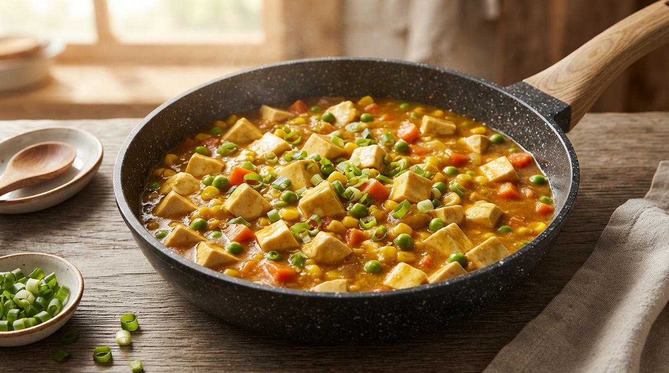 Szybkie curry z tofu w japońskim stylu