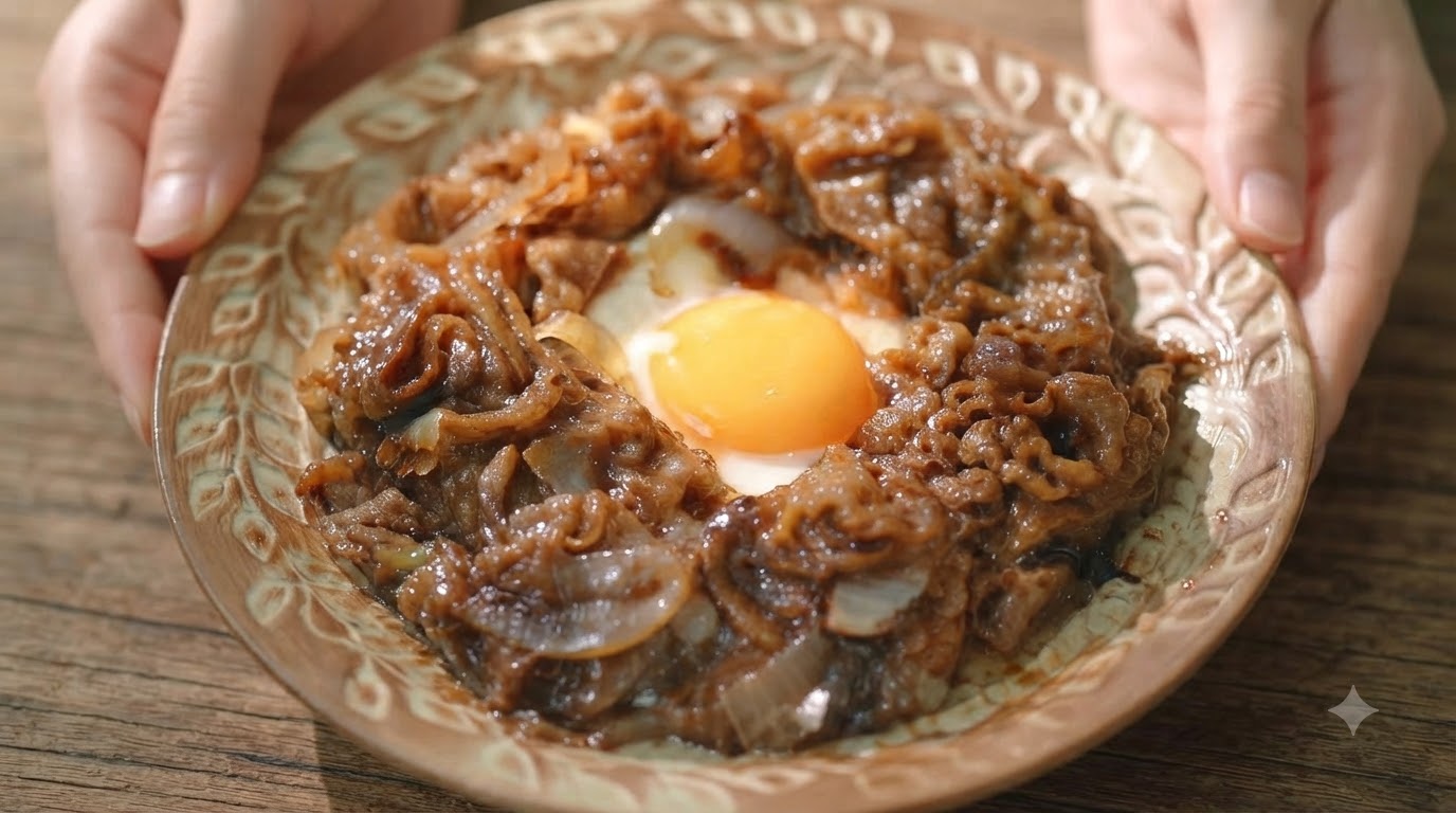 Wołowina Teriyaki z Ryżem i Kwaśną Zupą z Klopsikami Wieprzowymi