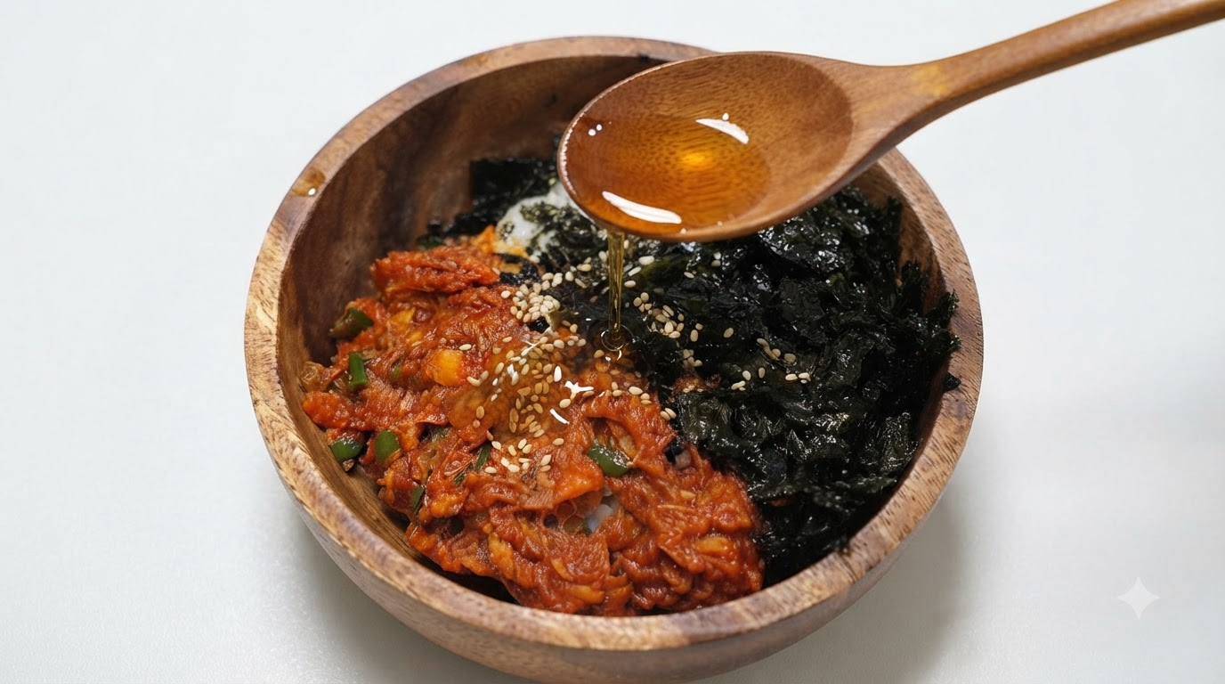 Pikantny ryż z tuńczykiem w 10 minut (Chamchi Bibimbap)